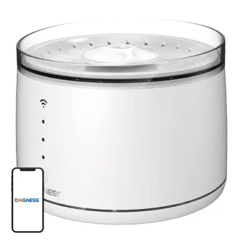 Умная поилка-фонтан для животных Dogness D07 1.8л (белая)