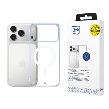 3mk iPhone 17 Pro Max vāciņš Just20g MagCase, caurspīdīgs