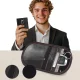 Tech-Protect KLR100 RFID auto atslēgu maciņš Melns/Sarkans