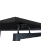 Ruhhy Folding Wooden Desk, Black