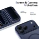 Чехол Tech-Protect Magpeak MagSafe CC для iPhone 17 Pro Max — матовый темно-синий