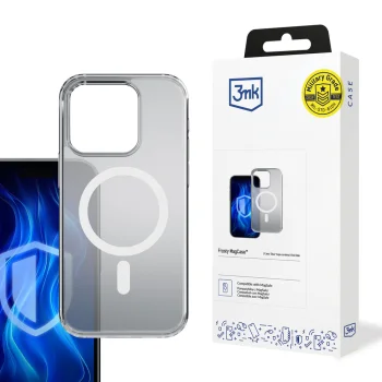 3mk Frosty MagCase for iPhone 15 Pro Max, White