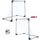 Saliekami bērnu futbola vārti 2in1, 143x110x70cm | Kids Football Goal
