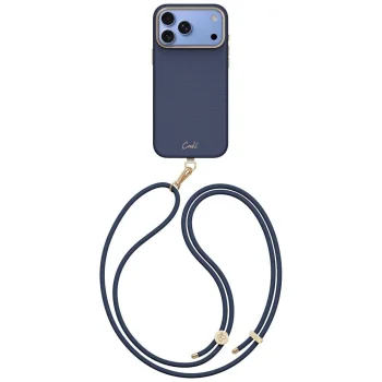 Uniq Coehl Mirelle Magnetic Charging vāciņš iPhone 18 Pro Max / 17 Pro Max, zils