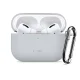 Austiņu maciņš Tech-Protect Silicone Hook priekš AirPods Pro, pelēks