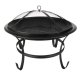 Kaminer G11825 Garden Grill - Fire Pit with Cover, 56 cm