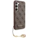 Guess Samsung Galaxy A35 vāciņš 4G Charms Collection, brūns