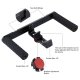 Puluz Dual Handle Vlog Kit Stand with LED Lamp and Microphone for Smartphone
