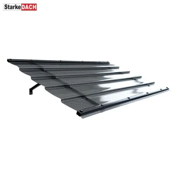 Taisnais jumtiņš STARKEDACH Diamonds T-150, pelēks, 150 x 95.4 cm