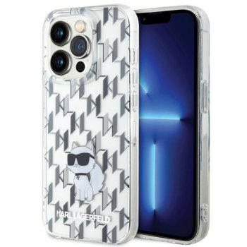 Apple iPhone 15 Pro 6.1'' Karl Lagerfeld Monogram Choupette Cover Case, Transparent | Telefona Vāciņš Maciņš...