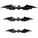 Malatec Halloween Bat Decoration Set, 3 pcs, Black