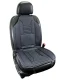Apsildāms auto sēdekļu pārvalks 12V, melns