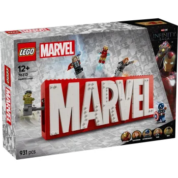 LEGO Marvel Super Heroes 76313 MARVEL Logo & Minifigures