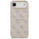 Чехол Guess 4G PU Classic Logo MagSafe для iPhone 17 Air, розовый