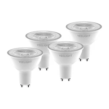 Умная светодиодная лампочка Yeelight Smart LED Bulb GU10 (диммируемая), 4 шт.