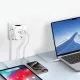 Tech-Protect PCL3x4 pagarinātājs, 3x AC, 2x USB-A, 2x USB-C, balts