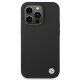 Чехол BMW для iPhone 14 Pro Max Silicone Metal Logo, черный