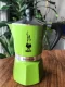 Bialetti Rainbow 3TZ espresso kafijas automāts, zaļš