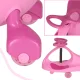 Гравитационная машинка Swing Fix S3 с LED колесами, розовая