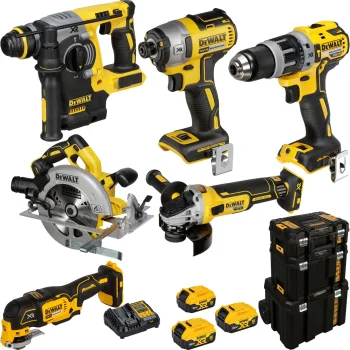 Akumulatora instrumentu komplekts DeWalt DCK755P3T-QW 18V XR 3x 5.0 Ah