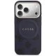 Guess Peony Hot Stamp MagSafe Case for iPhone 17 Pro, Blue