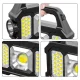 Uzlādējams Saules Bateriju Lukturītis, 6000K | Solar Rechargeable Flashlight