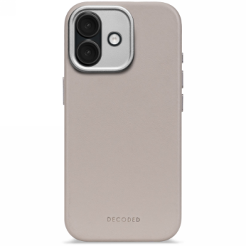 Decoded ādas aizmugures MagSafe vāciņš iPhone 17 — bēšs | Phone Case Cover