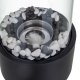 Tabletop Bio Ethanol Fireplace Kaminer 26300, 28x16 cm, Black