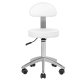 Sillon Lux 273b elektriskais kosmētikas krēsls ar 3 motoriem un tabureti 304, balts
