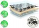 Nukido NK-340 Double-sided Foldable XPE Foam Play Mat Pad Rug for Kids, Ocean-Numbers, 200x180cmx1cm