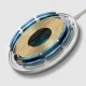 Baseus Mini Magnetic Wireless Qi Charger 15W (MagSafe Compatible for iPhone), Black (WXJK-F01) | Pārnēsājams Bezvadu...