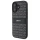 Чехол DKNY для iPhone 16 Texture Pattern Tonal Stripe, черный