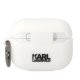 Karl Lagerfeld KLAPRUNIKH AirPods Pro cover white/white Silicone Karl Head 3D