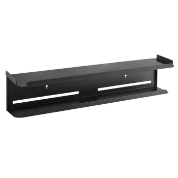 Maclean MC-904 Wall or TV Back Storage Shelf, 2kg, Black
