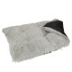 Plush Bed for Dogs and Cats, 115x80 cm, Light Grey