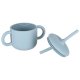 Silicone Tableware Set for Kids, 8 Pieces, Blue