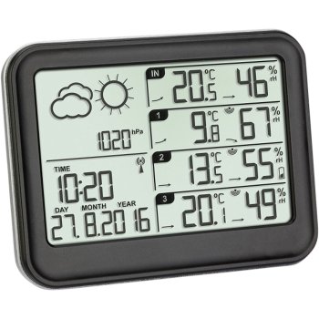TFA View 35.1142.01 Wireless Weather Station Black