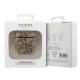 Guess AirPods 1 / 2 maciņš Gcube Classic Gold Logo W/Charm, brūns