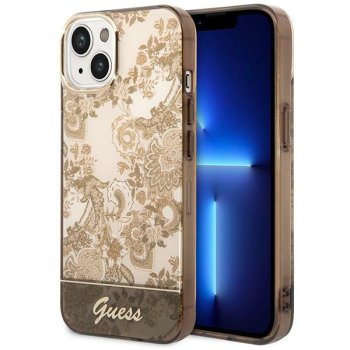 Guess iPhone 14 Plus Case Porcelain Collection Ocher
