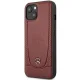 Mercedes Leather Urban vāciņš iPhone 14 Plus - Sarkans