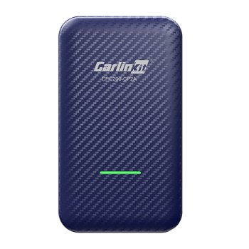Carlinkit CP2A Wireless Apple CarPlay & Android Auto Adapter, Blue