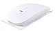 Bezvadu optiskā pele Slim 2.4GHz 1600 DPI Balta