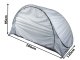 Pašizplešams pludmales telts ar UV aizsardzību, liels, pelēks