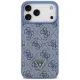 Guess 4G nauble Card Triange vāciņš iPhone 18 Pro Max / 17 Pro Max, zils