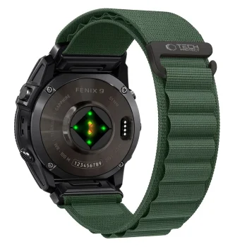 Ремешок Tech-Protect Nylon Pro для Garmin Fenix, зелёный