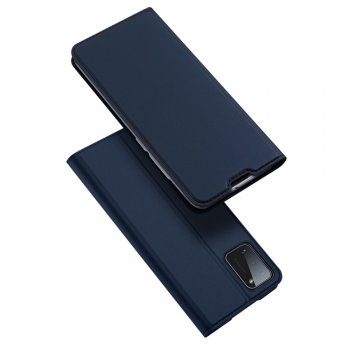 Samsung Galaxy A41 (SM-A415F) DUX DUCIS Skin Pro Series Card Slot PU Leather Phone Case Cover, Blue | Telefona Vāciņš Maciņš Apvalks Grāmatiņa