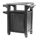 Стол для гриля с тумбой KETER Unity 105L, графитовый серый