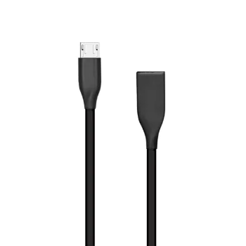 Силиконовый кабель Extra Digital USB - Micro USB, 2м, черный