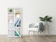 ModernHome WYJ-071 White Bookcase Shelving Unit
