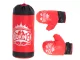 Bērnu Boksa Komplekts Karināms Maiss Bumbieris ar Cimdiem | Kids Boxing Punch Pear with Gloves